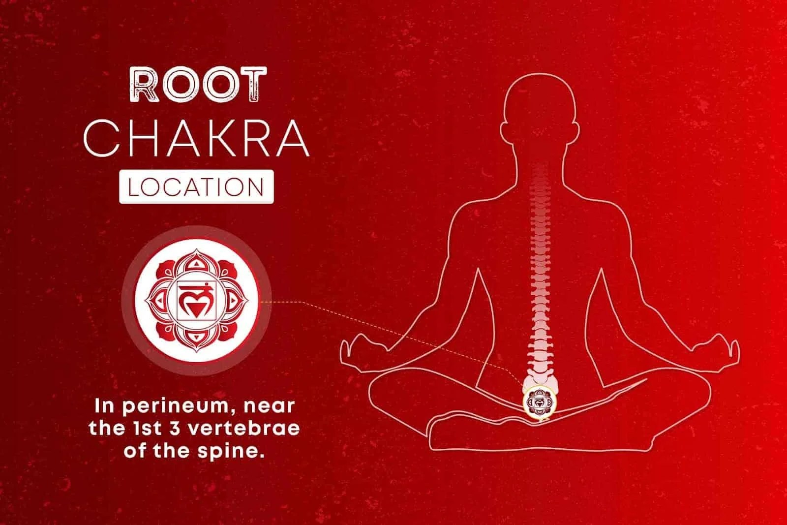 Grounding down into your body with the Root Chakra (Red chakra) The