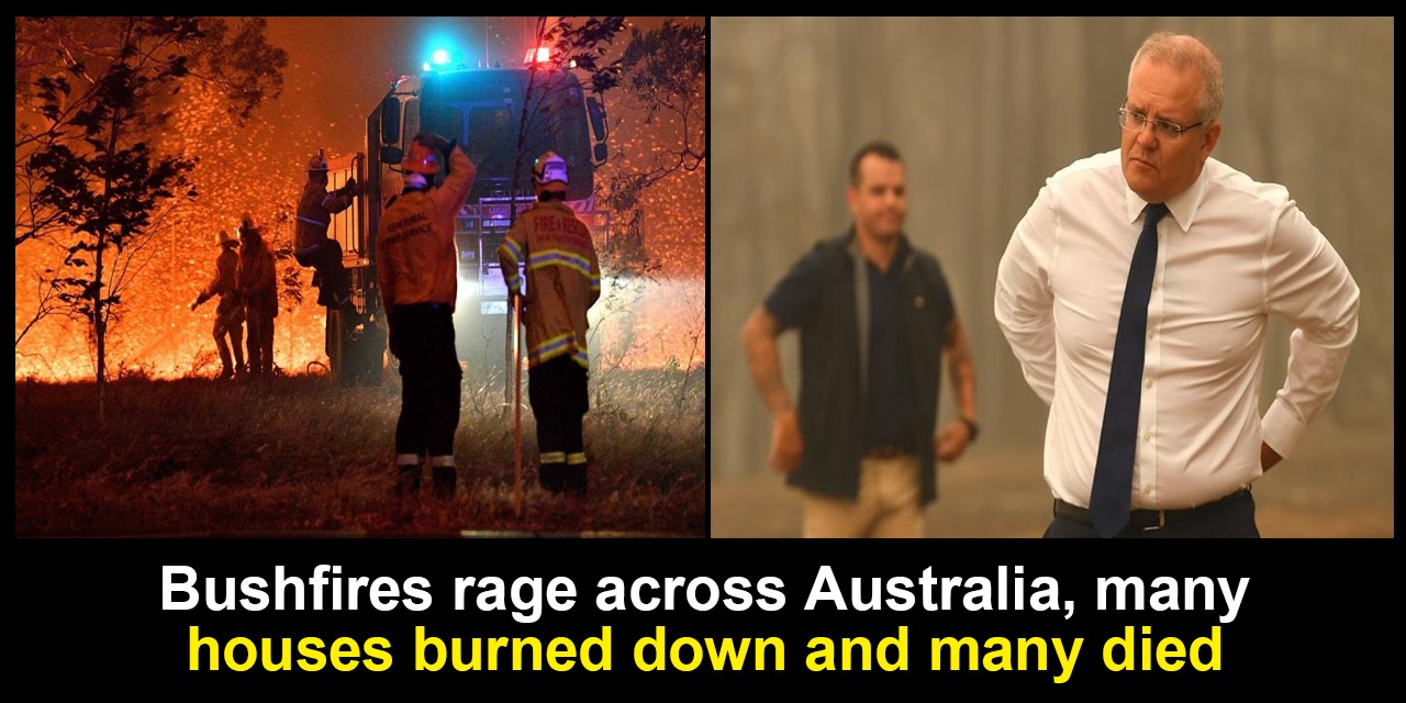 Australia is facing bushfire crisis hundreds of homes destroyed and