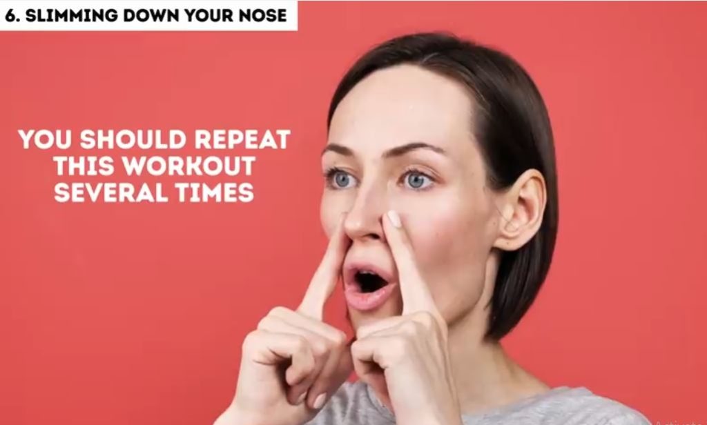 What happens when you push your nose for 10 seconds, quickly check out
