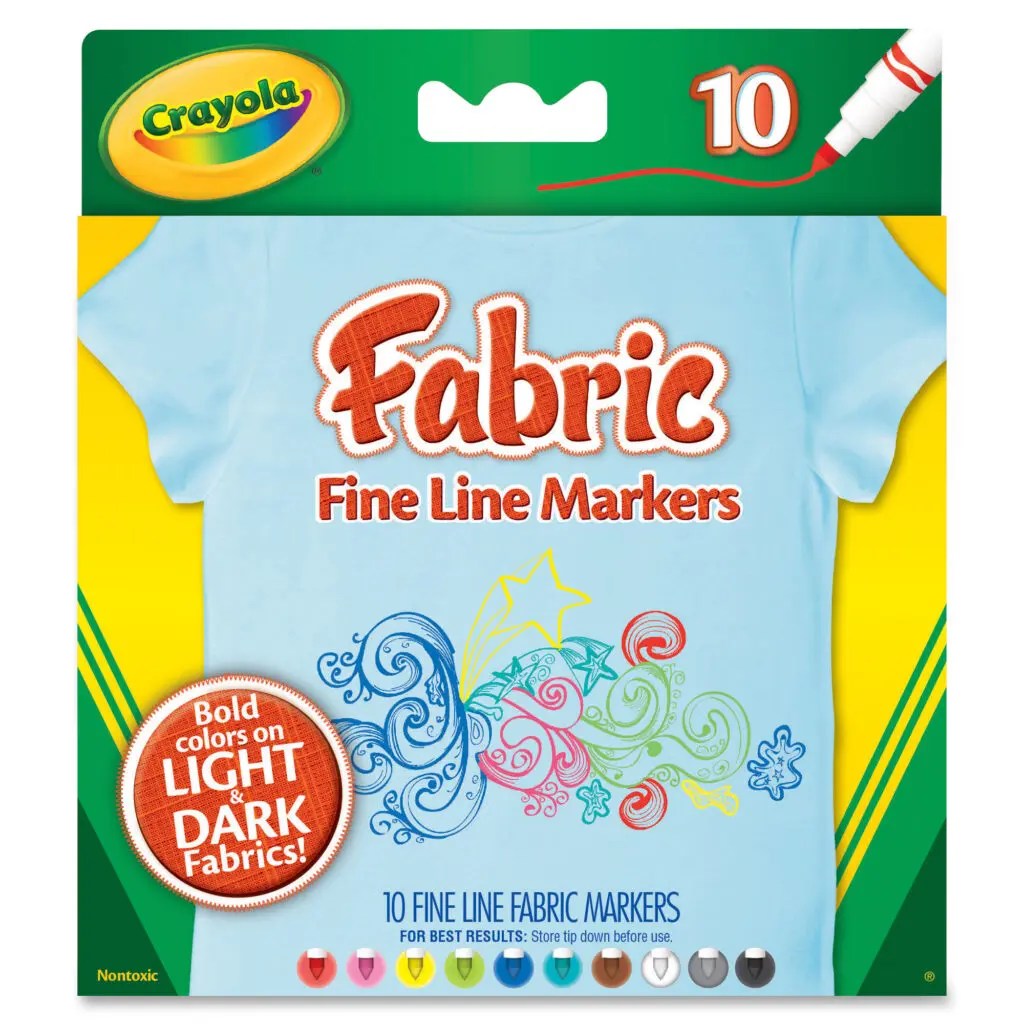 Fabric Markers set of 10 The Zoo Factory