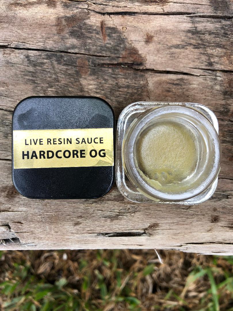 Haute Sauce Live Resin Sauce Hardcore OG 1 Gram Thin Air Nursery