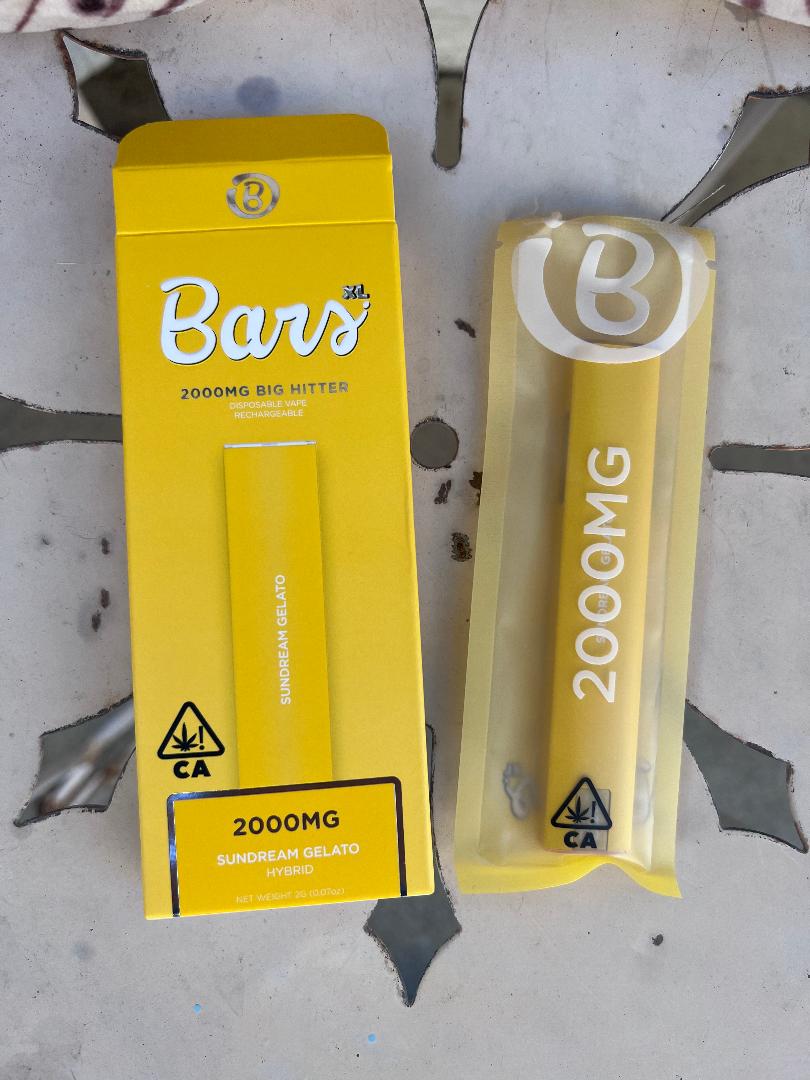 XL Bars Sundream Gelato Hybrid 2Gram Thin Air Nursery