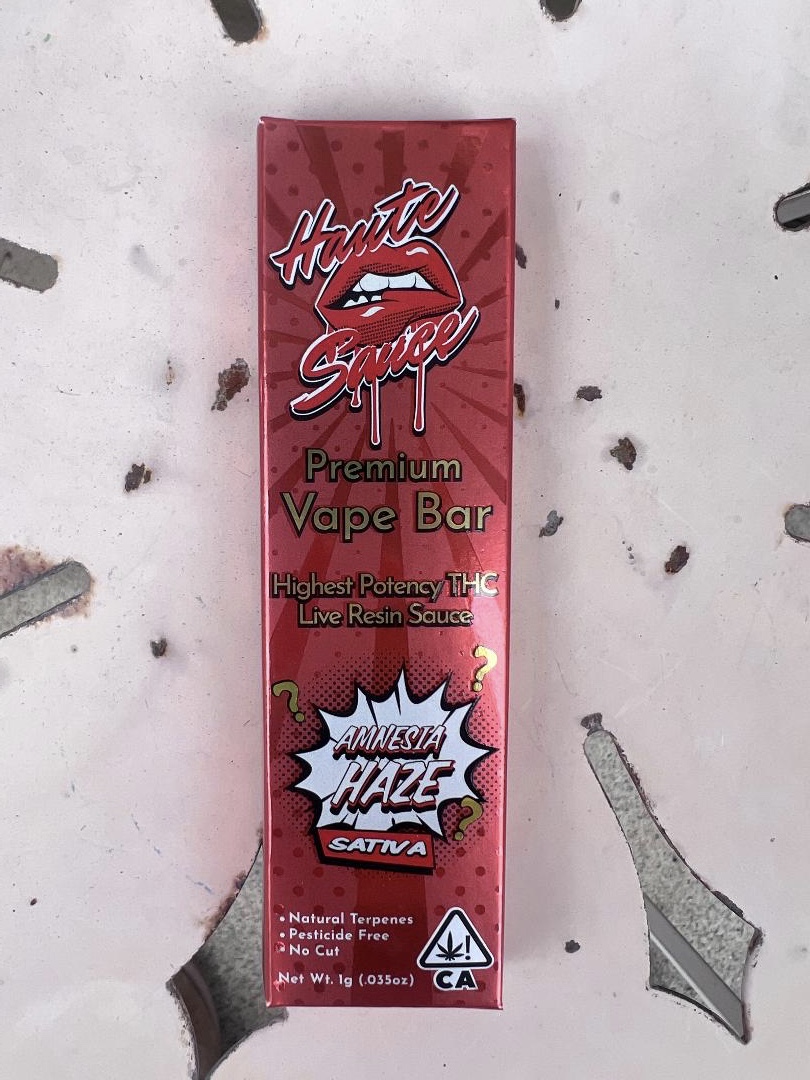 Haute Sauce Disposable Amnesia Haze 1 Gram Sativa Thin Air Nursery