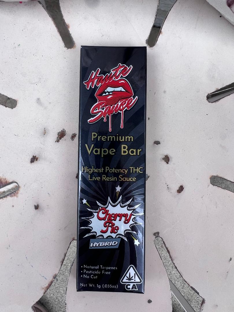 Haute Sauce Disposable Cherry Pie 1 Gram Hybrid Thin Air Nursery