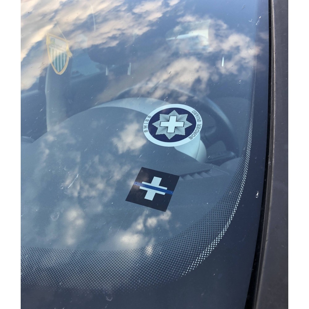 Auto "Thin Blue Line Switzerland"