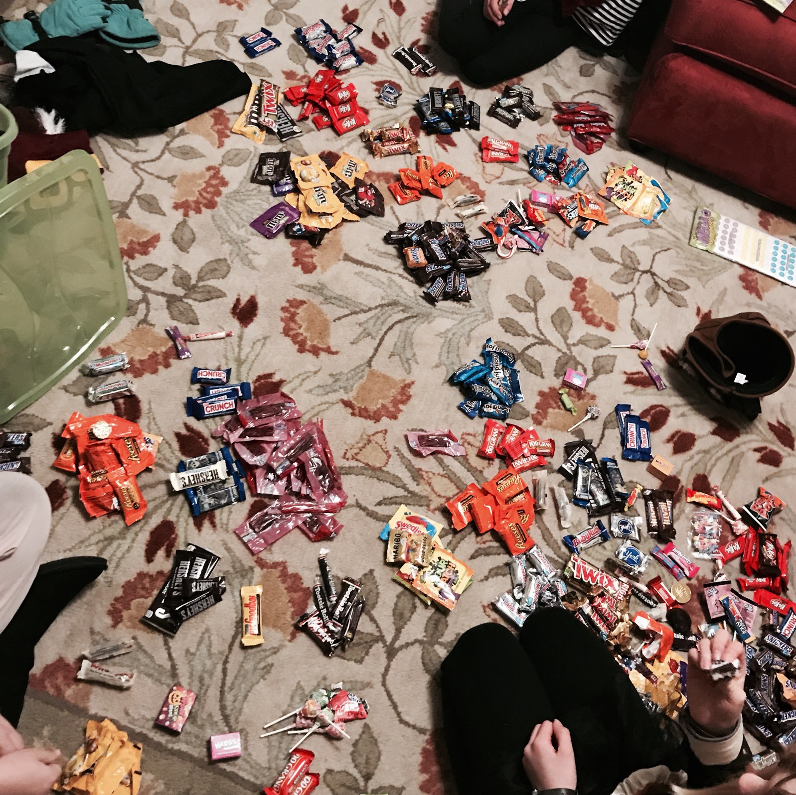 Candy exchange in progress! 🍫🎃 … Jamie Thingelstad