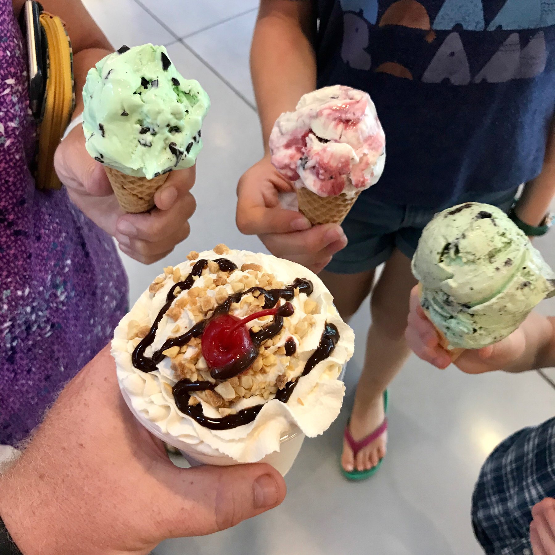 Ice Cream stop for today at Cornell … Jamie Thingelstad