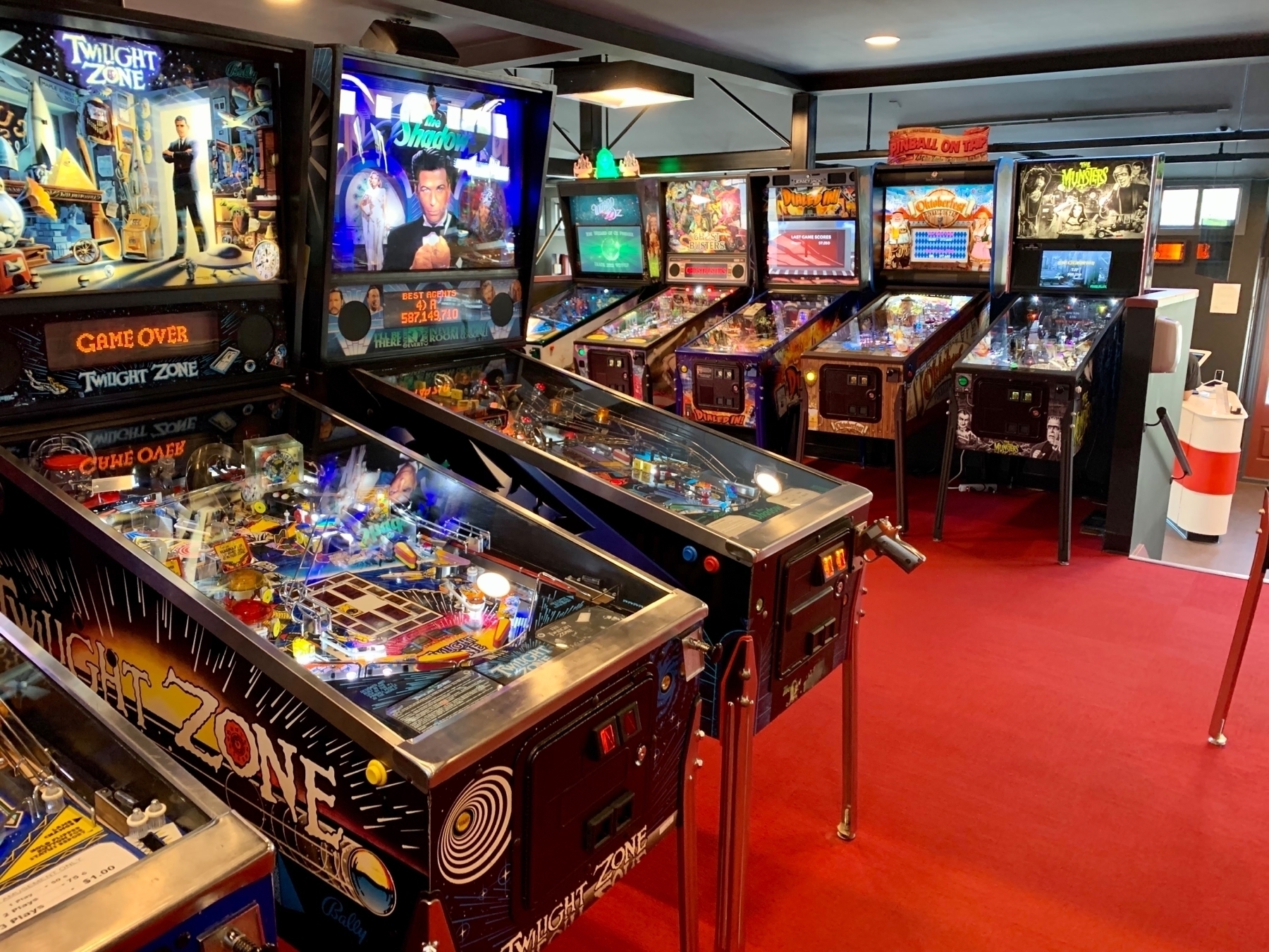 Where can I find pinball machines to play in the Upper Valley