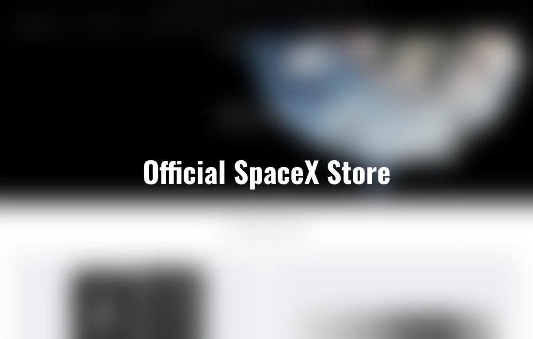 Find merch on the Official SpaceX Store
