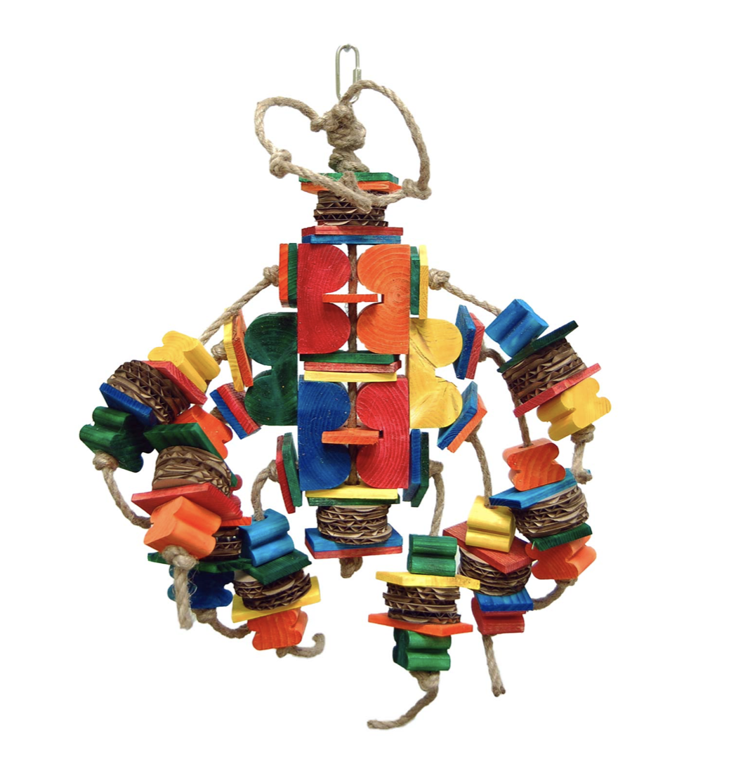 Cricket Large Jumbo Parrot Toy by Zoo Max Bird Toys from Things for
