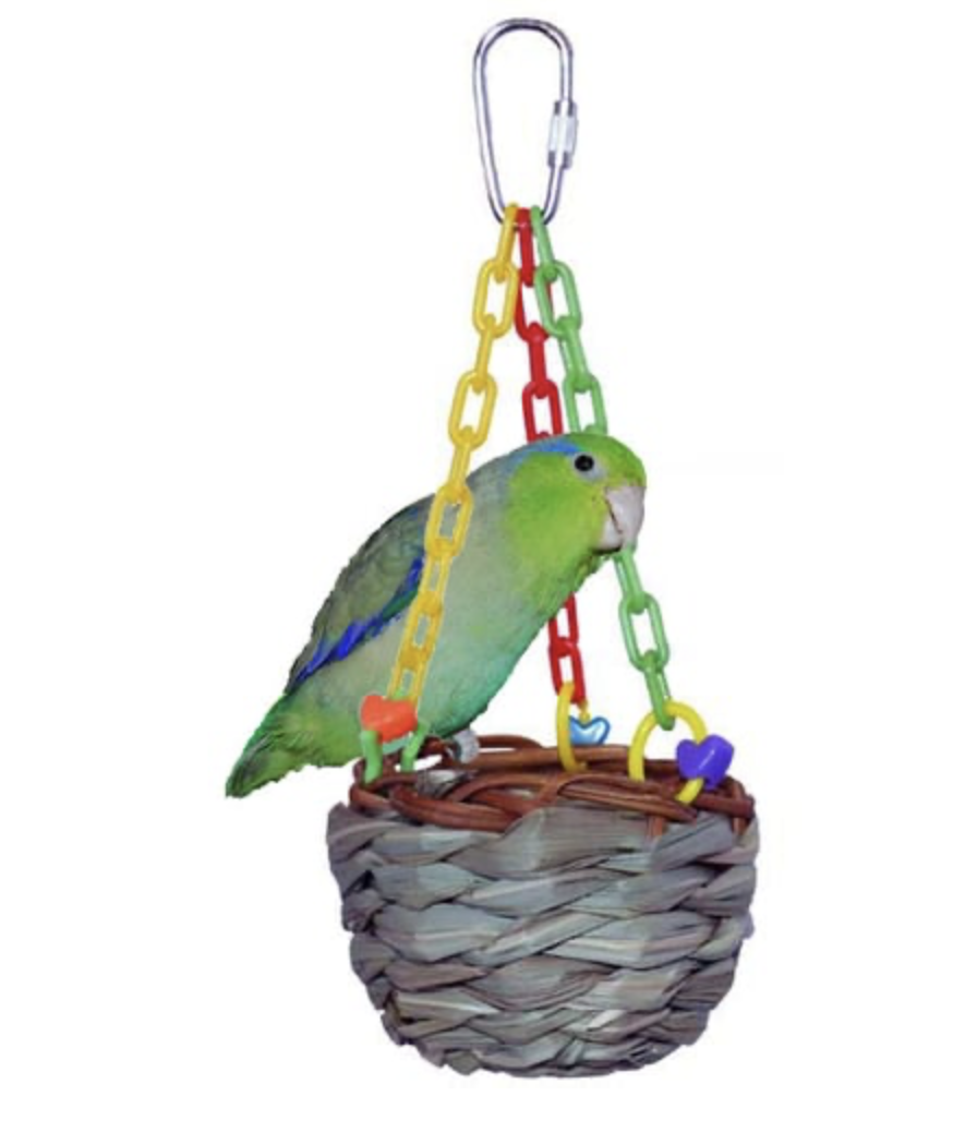 Hanging Treat Basket Toys For Small Birds Bird Toys Canada & USA