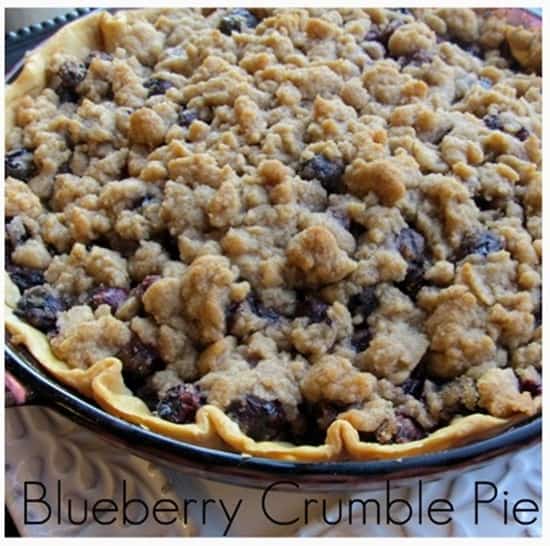 Pillsbury Pie Crusts Blueberry Crumble Pie