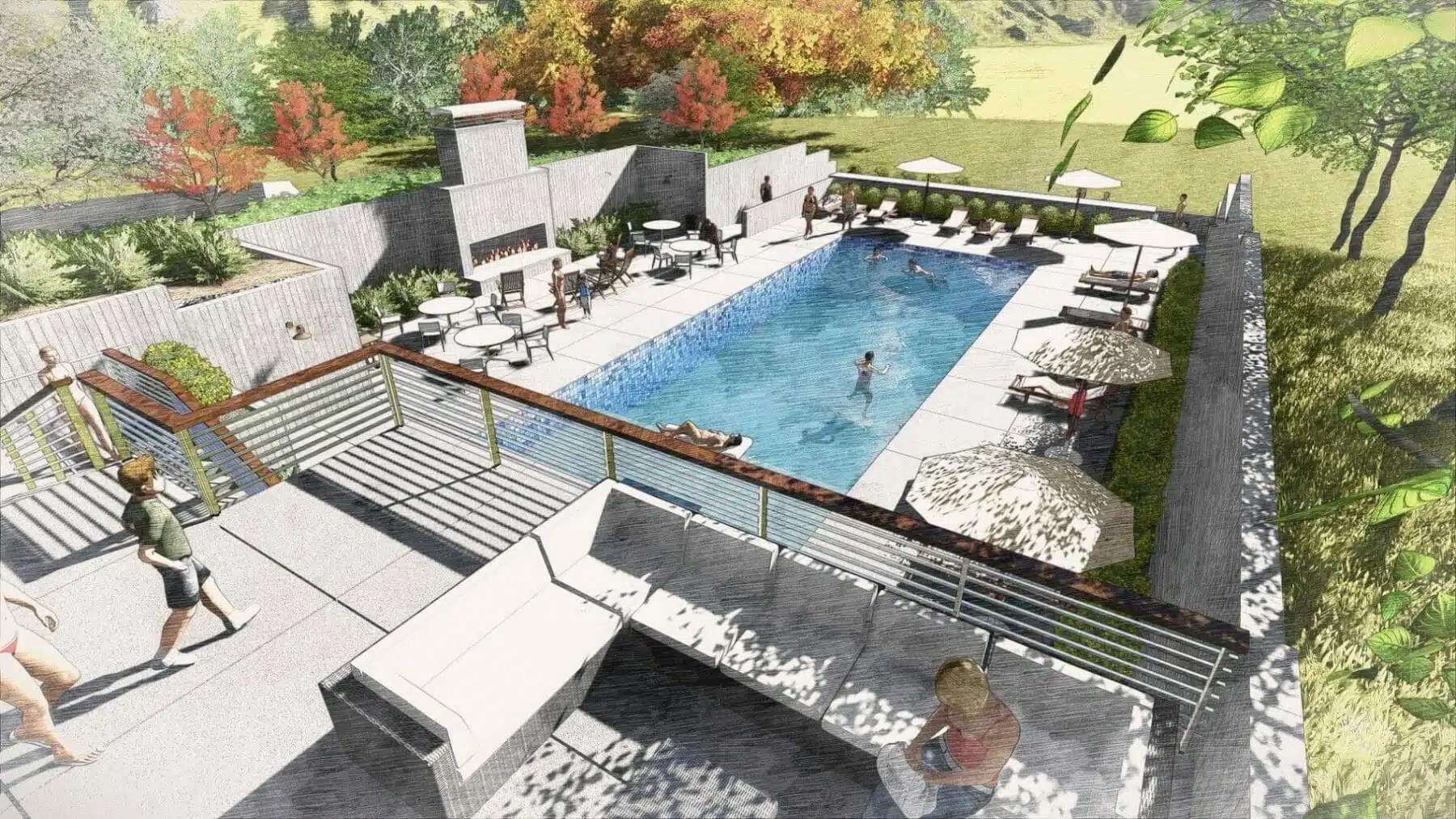 Summit Creek Clubhouse Utah County Think Architecture