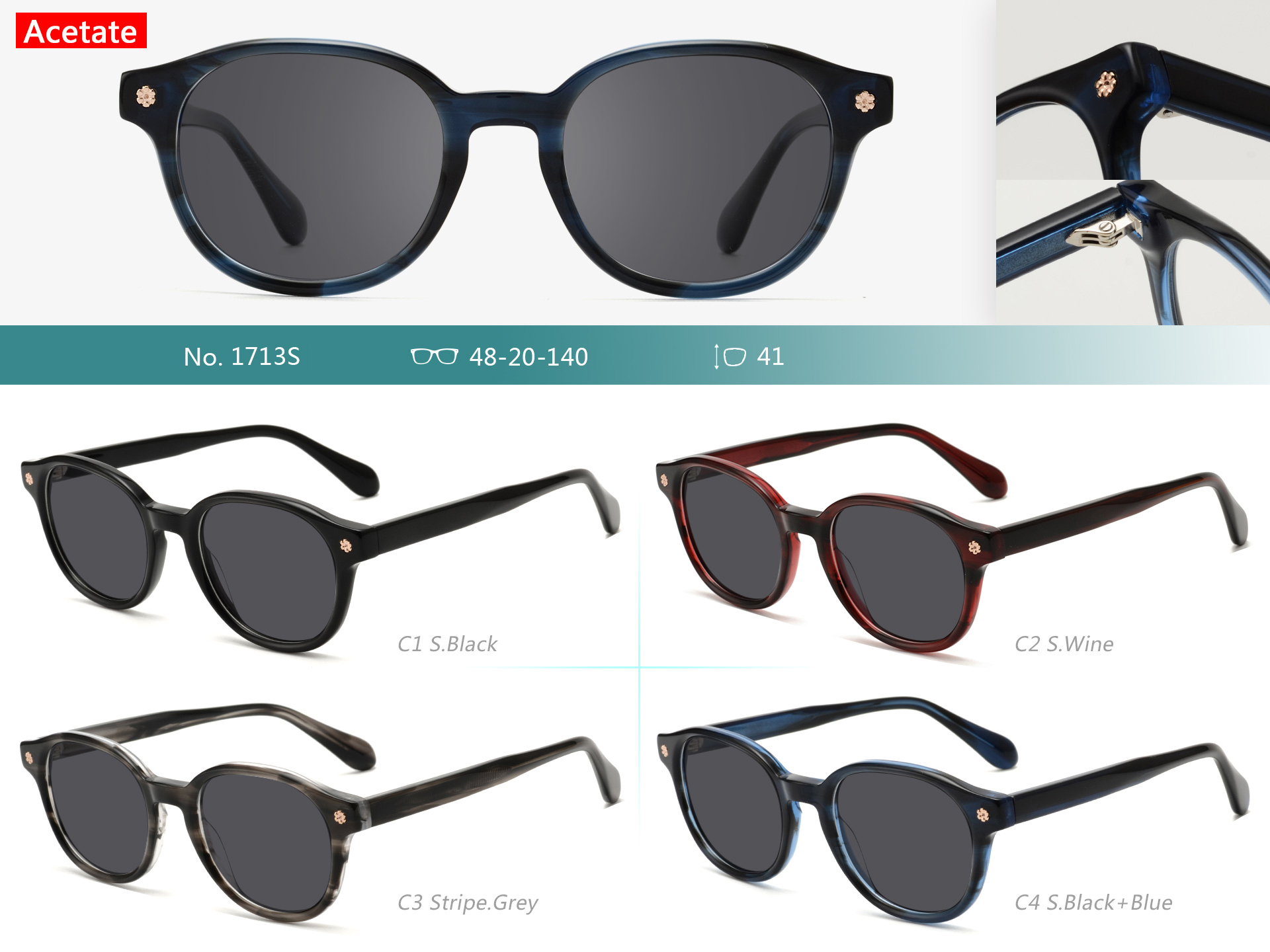 Acetate SunglassesDeqing Think Import & Export Co., Ltd.