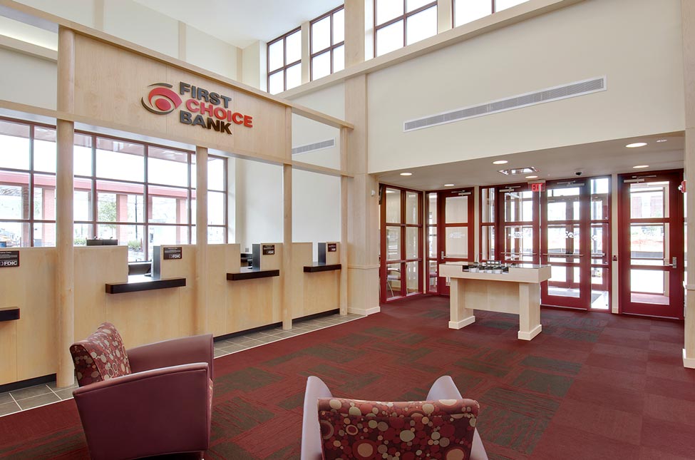 First Choice Bank in Robinsville, NJ ThinkForm Architects