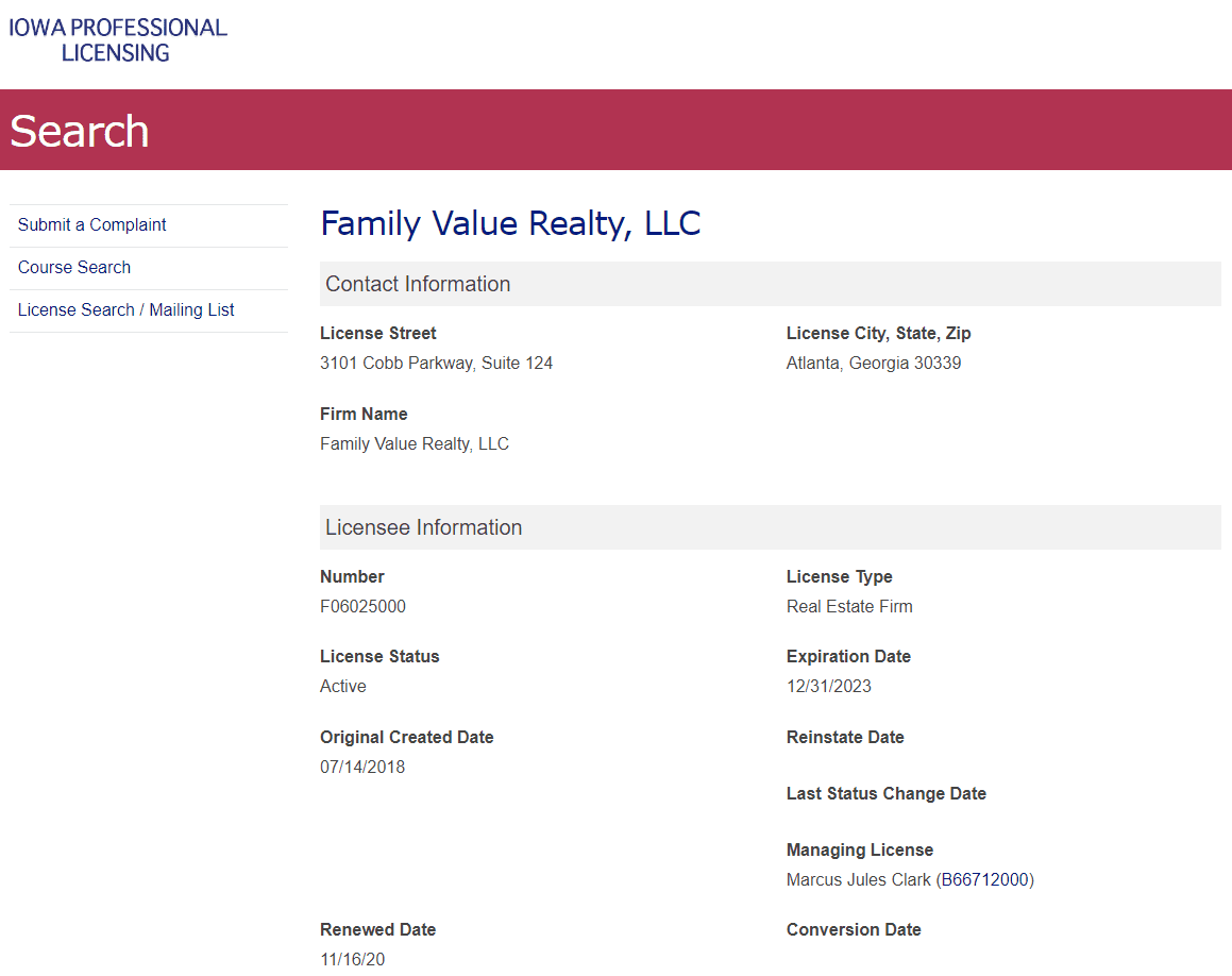 Home FAMILY VALUE REALTY, LLC