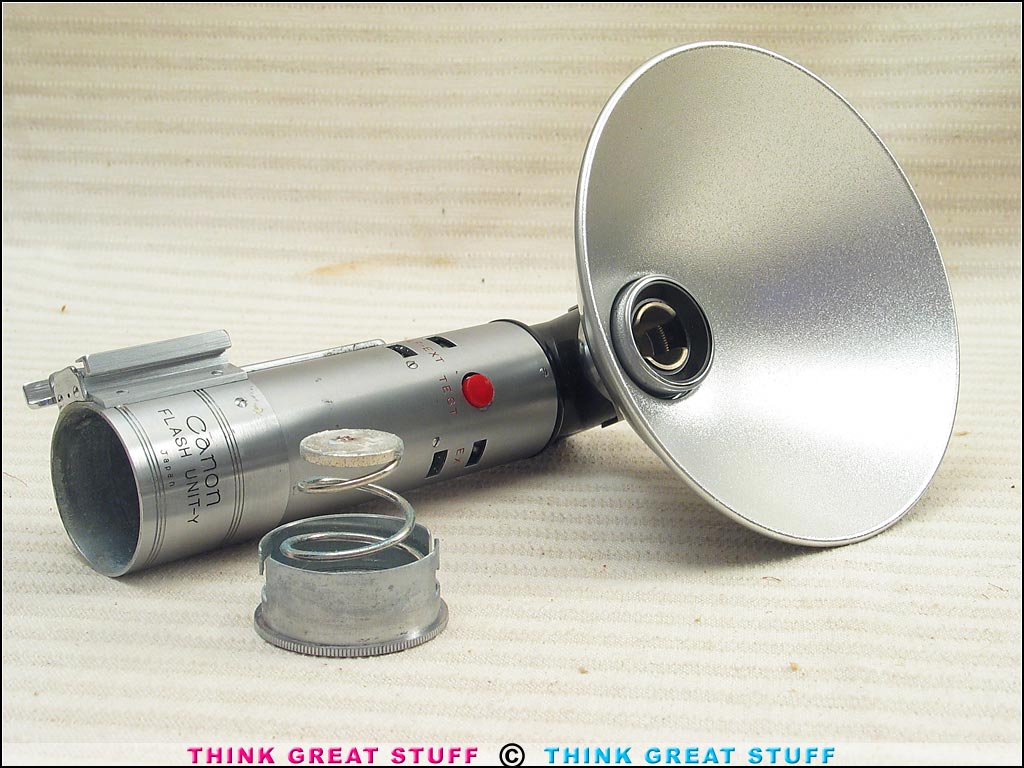 21003011 • Photos (viewer) s 1950s Canon FLASH UNITY, side rail