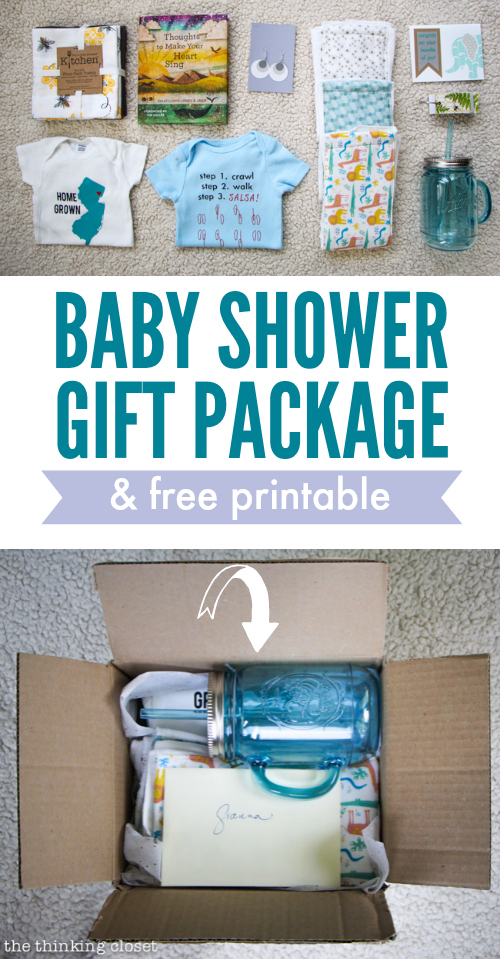 Baby Shower Gift Package & Printable the thinking closet