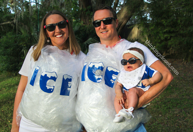 "Ice Ice Baby" Punny Halloween Costume for a Family DIY Tutorial — the