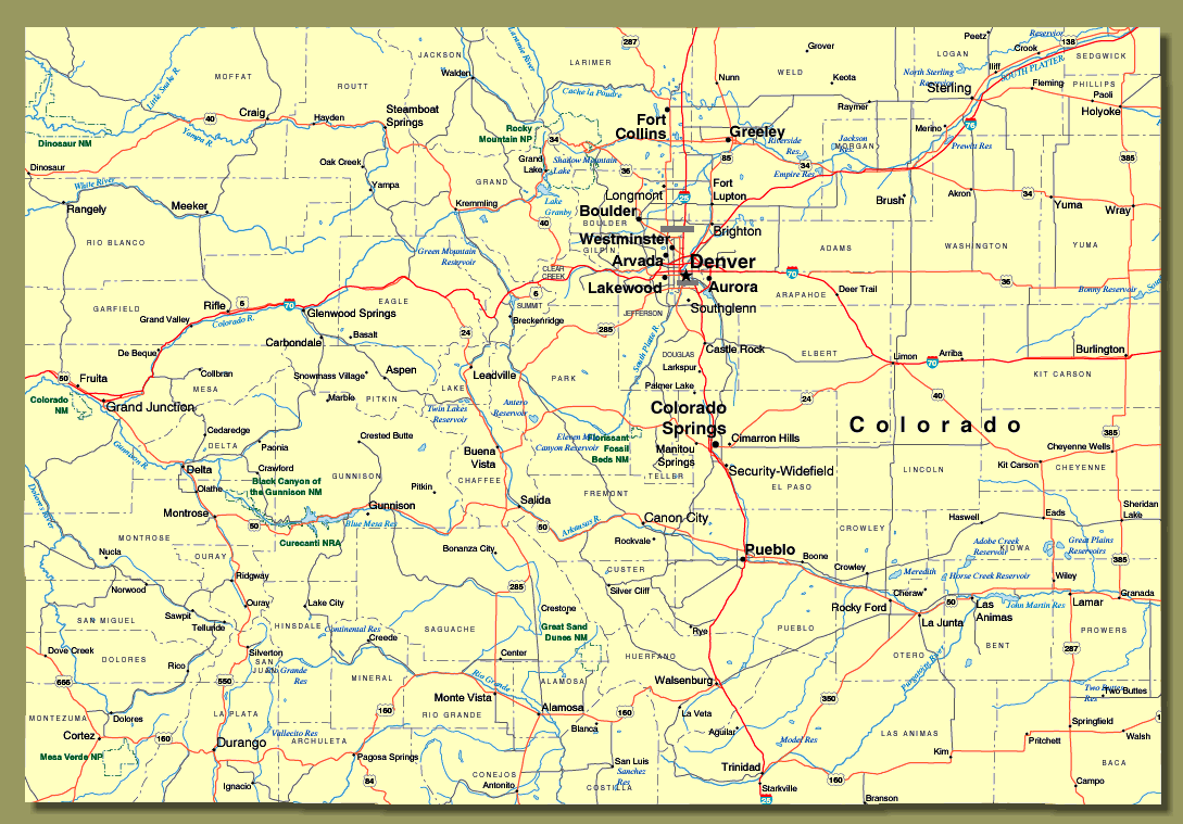 Show Map Of New Mexico Show Me A Road Map Of New Mexico Road Map