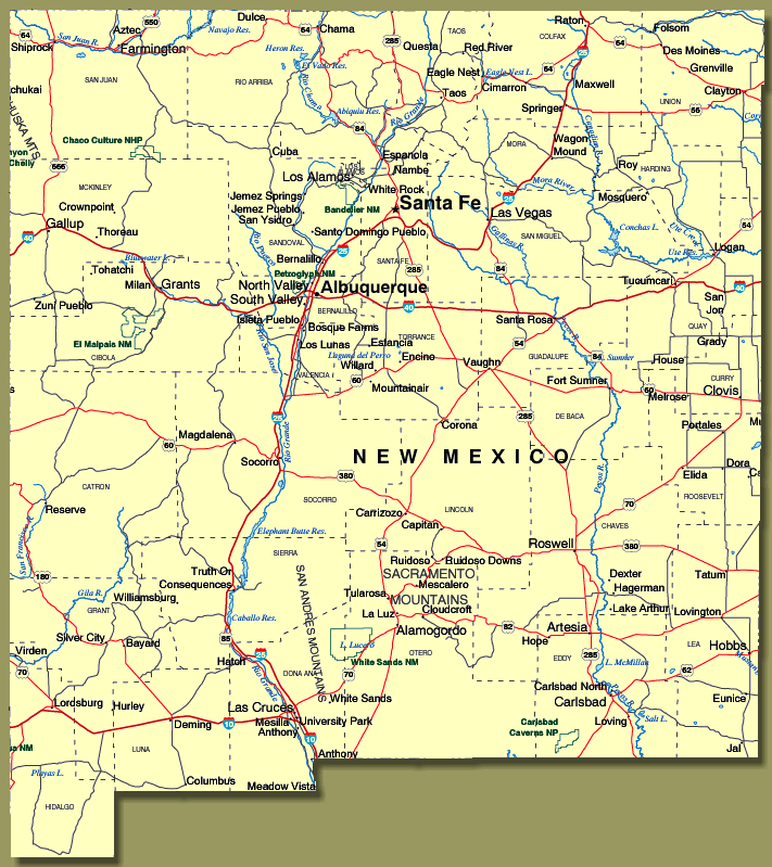 Show Map Of New Mexico Show Map Of New Mexico Cape May County Map