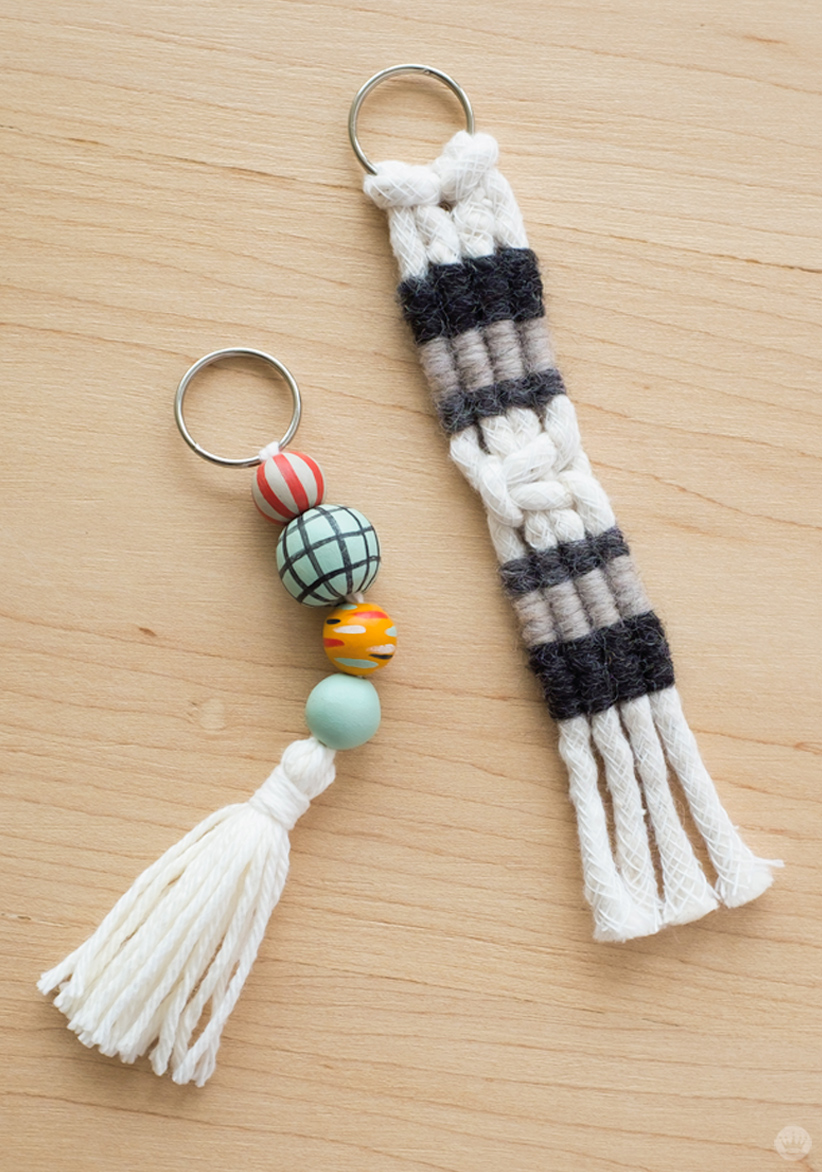 HOWTO DIY TASSEL AND MACRAMÉ KEYCHAINS Think.Make.Share.