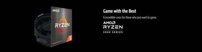AMD Ryzen 5 5600X Desktop Processor Think PC