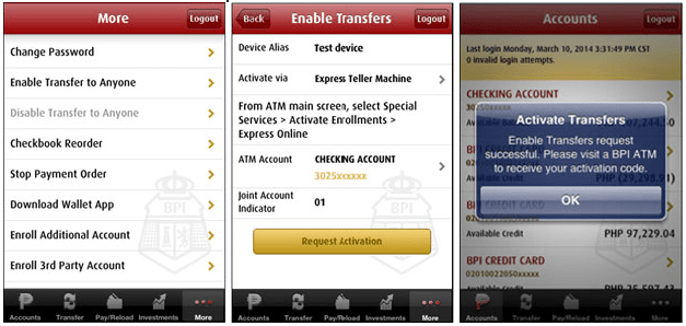 3 Easy steps to enable BPI transfer to anyone