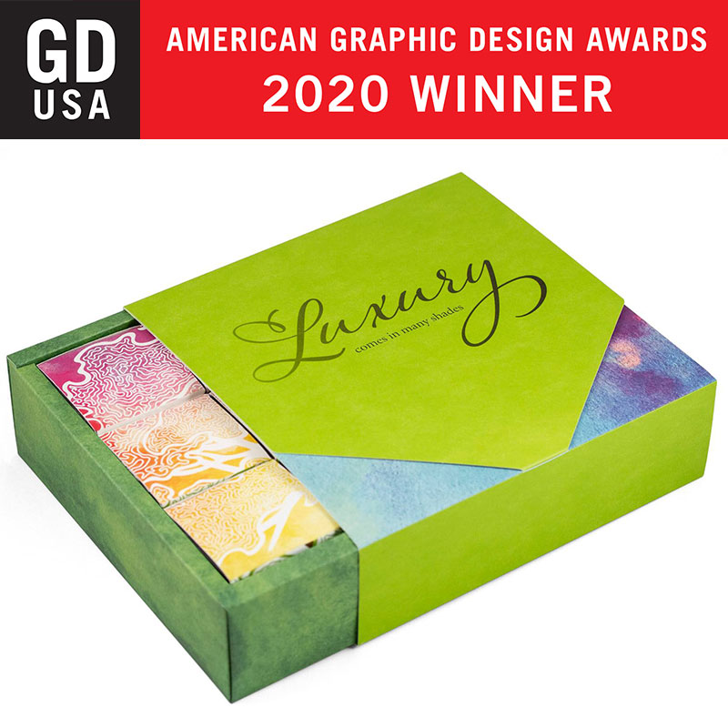 Spectrum Packaging Corporation Luxury Packaging Sample Kit awarded 2020
