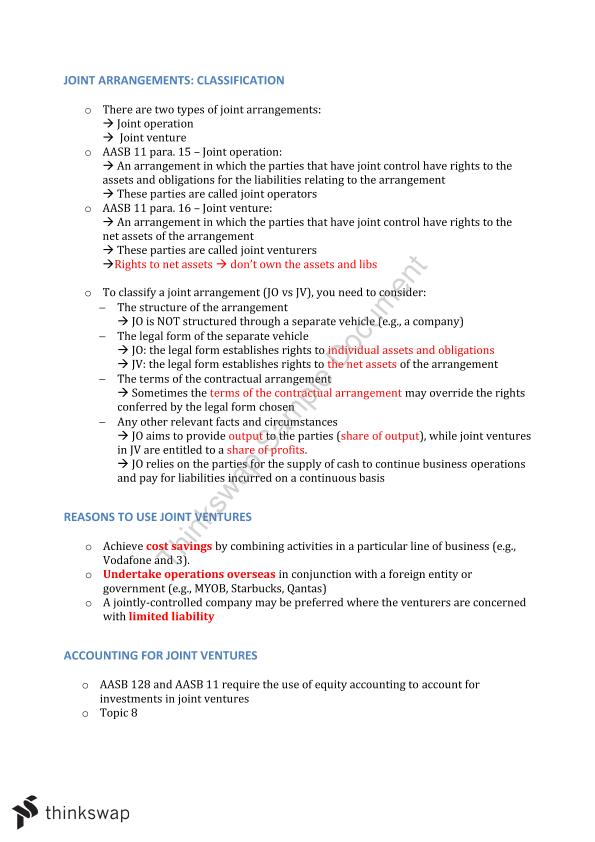 Accounting Business Combination Final Notes 22320 Accounting for