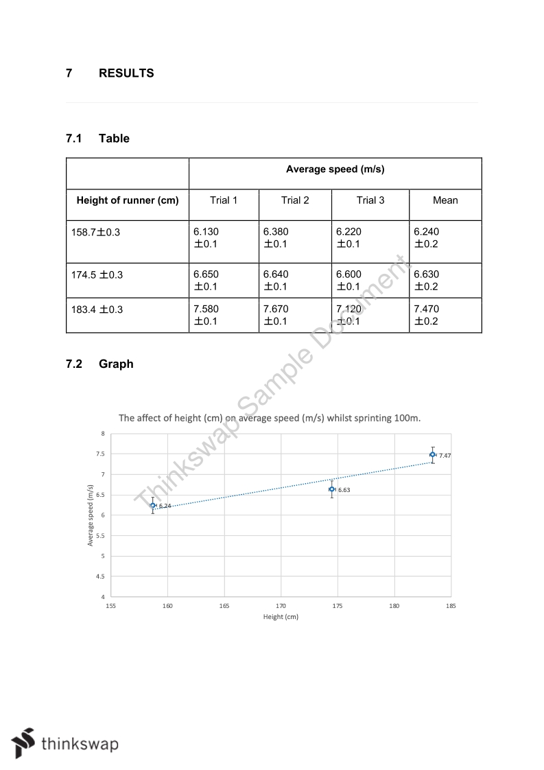 Kinematics Depth Study Task 1 Physics Year 11 HSC Thinkswap