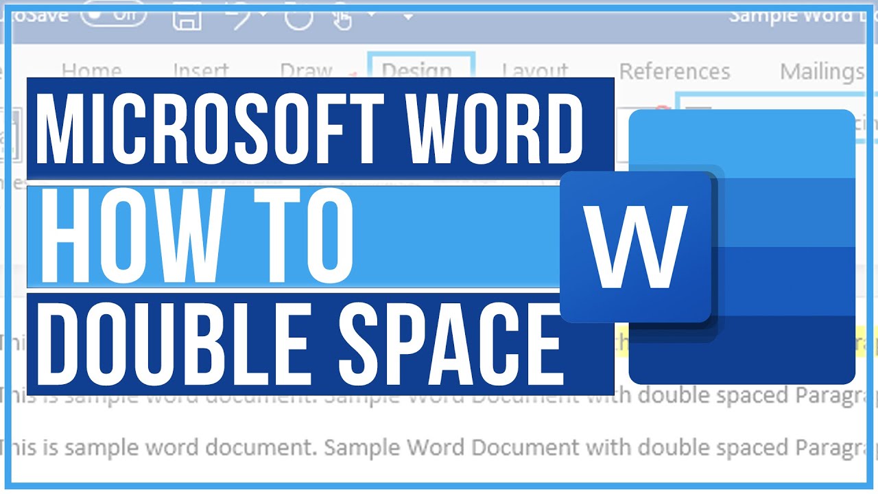How to Double Space Text in Microsoft Word Think Tutorial