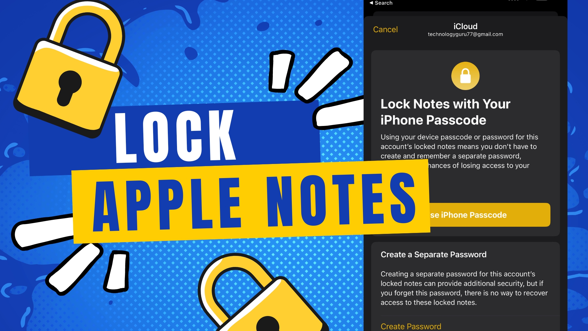How To Lock Apple Notes With A Password Think Tutorial
