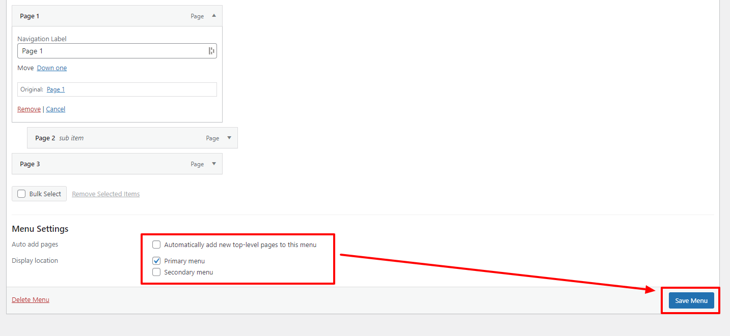 How to Add / Edit Menus in WordPress