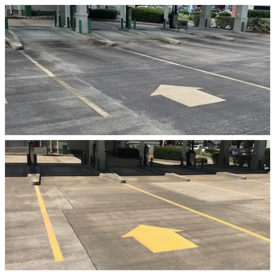 Jennings, LA Bank Branch Full Building and Concrete Wash Third Coast