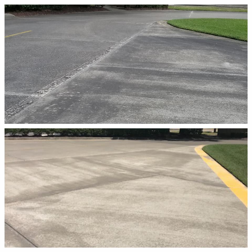 Jennings, LA Bank Branch Full Building and Concrete Wash Third Coast