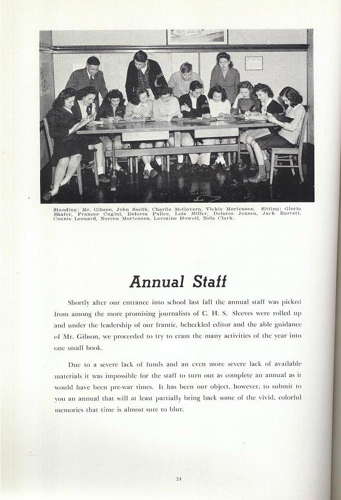 Concrete High School 1940 Annual Concrete Skagit, WA