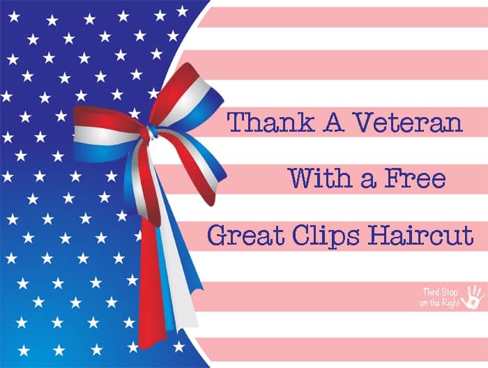 Thank A Veteran Just By Getting A Haircut at Great Clips Third Stop on