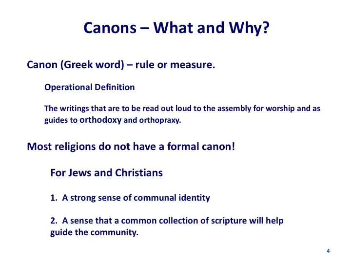 History of the Bible Lesson 5