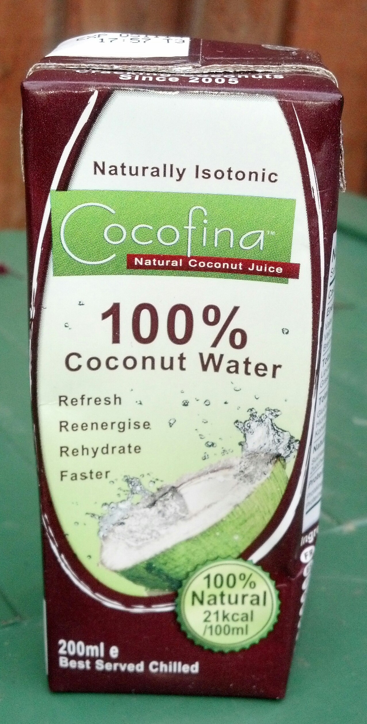 Cocofina 100 Coconut Water Thirsty Dudes