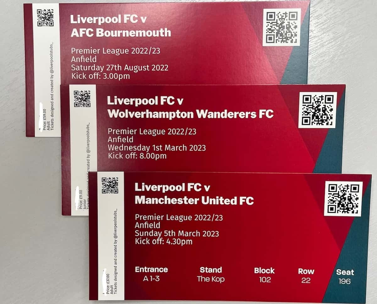 No ticket stub? Liverpool fans now have a solution to their collection Liverpool FC This Is
