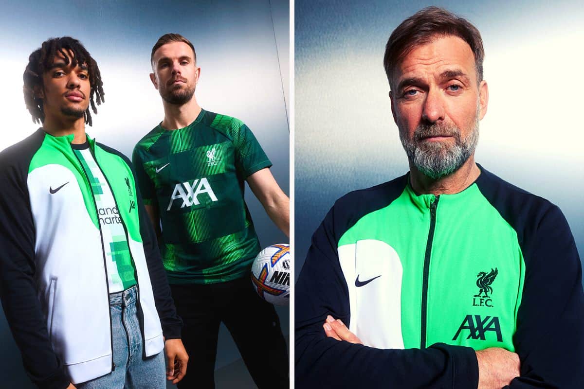 Liverpool FC launch new away kit inspired by '90s white and green design Liverpool FC This