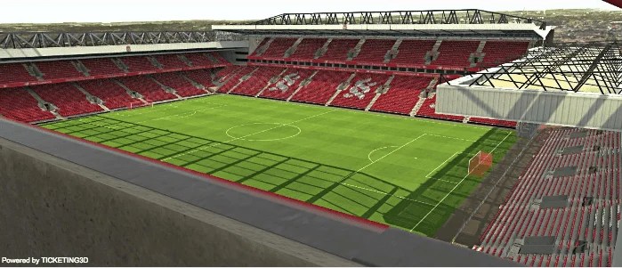 Photos The view from the upper tier of Anfield's new Main Stand