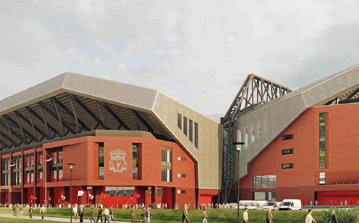 Liverpool reveal new photos of £60m Anfield Road End expansion plans