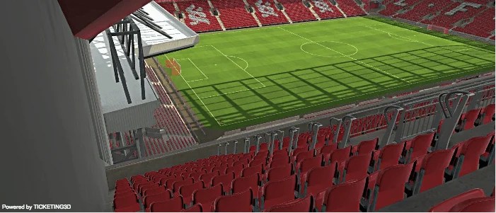 Photos The view from the upper tier of Anfield's new Main Stand
