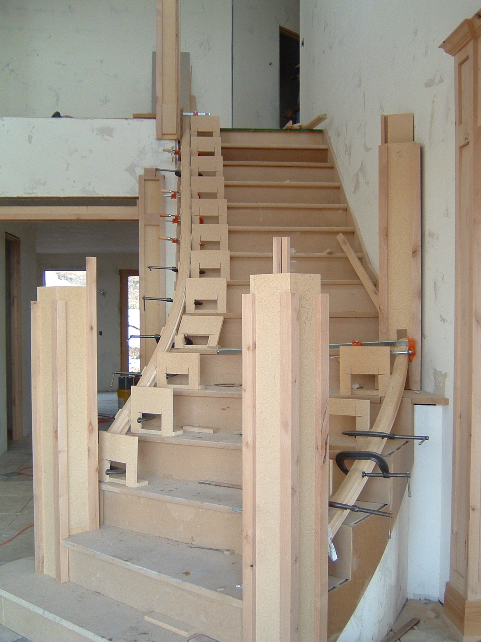 Curved Stair Construction