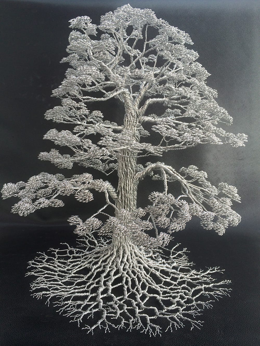 Dense Wire Tree Sculptures by Clive Maddison — Colossal