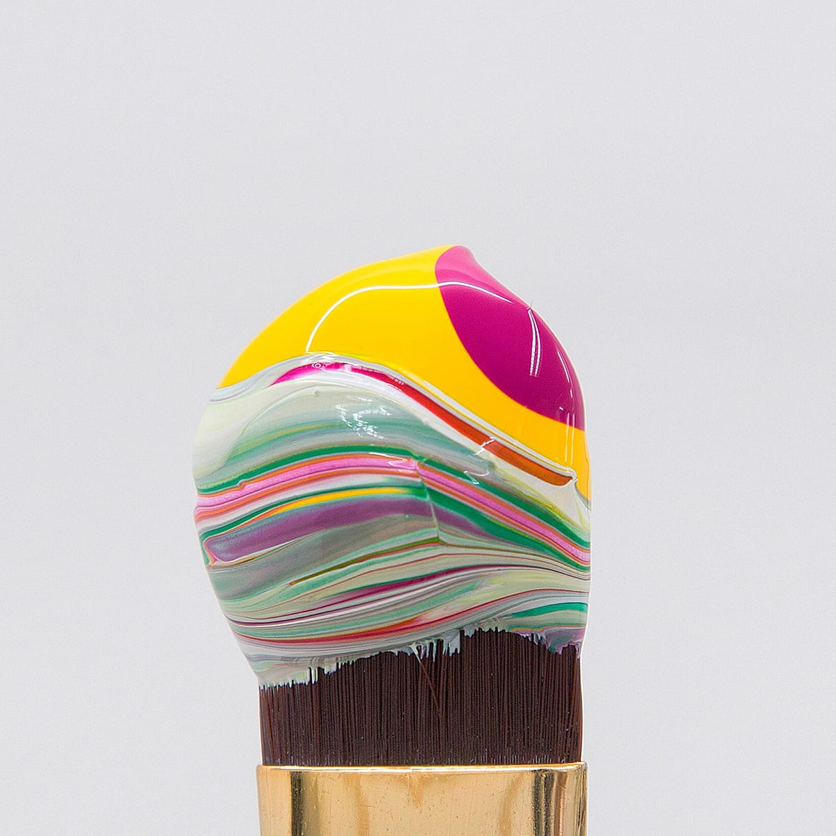 Gloopy Ice Cream Paint Brushes Photographed by José Lourenço — Colossal