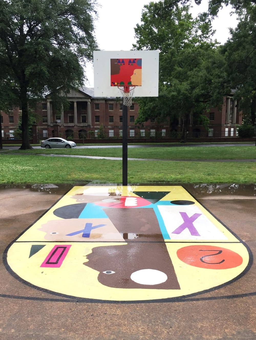 Basketball Courts Transformed Into LargeScale Artworks by Project