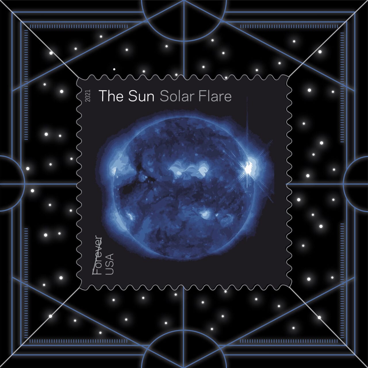 A Gleaming Series of USPS Stamps Features a Decade of the Sun's